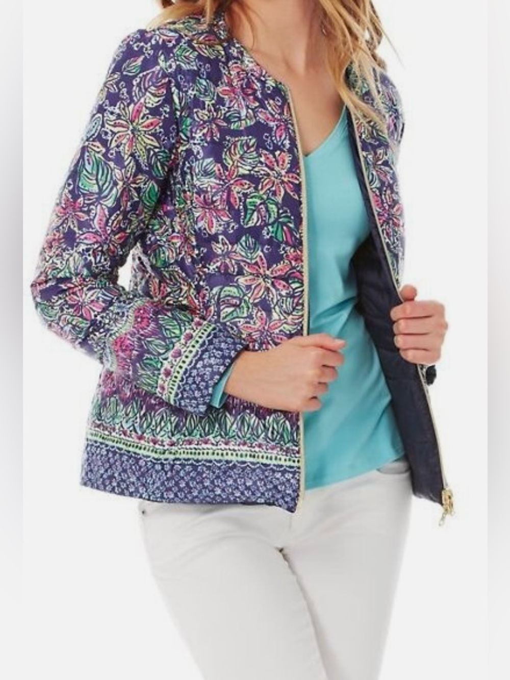 Lilly Pulitzer Reversible Lilah Jacket in Not Too Catty